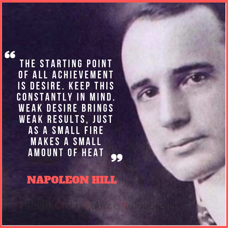 Napoleon Hill network marketing quotes