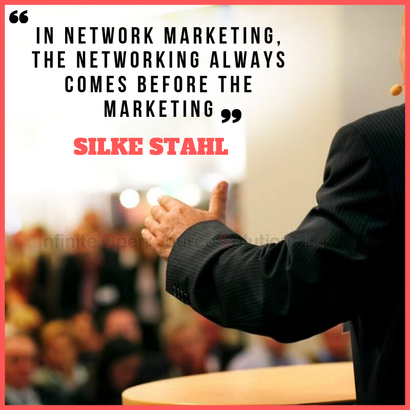 Silke Stahl network marketing quotes