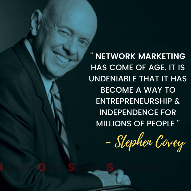 Stephen Covey network marketing quotes